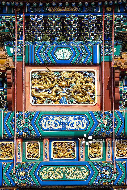 景山公园牌坊图片素材