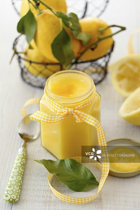 柠檬酱罐图片素材