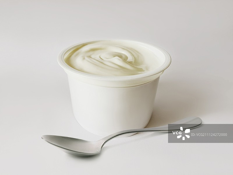 希腊酸奶罐图片素材