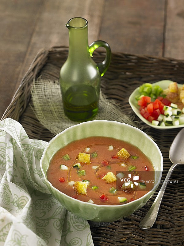西班牙冷汤图片素材