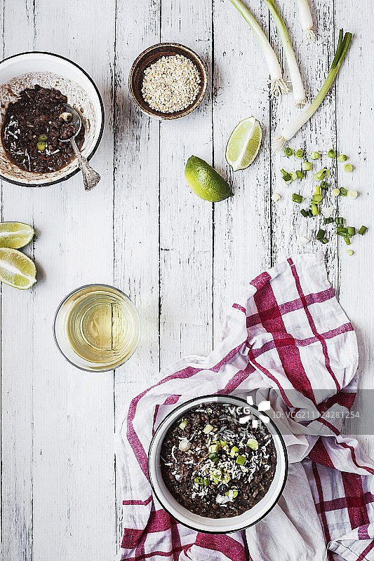 椰子酸橙乌拉德豆图片素材