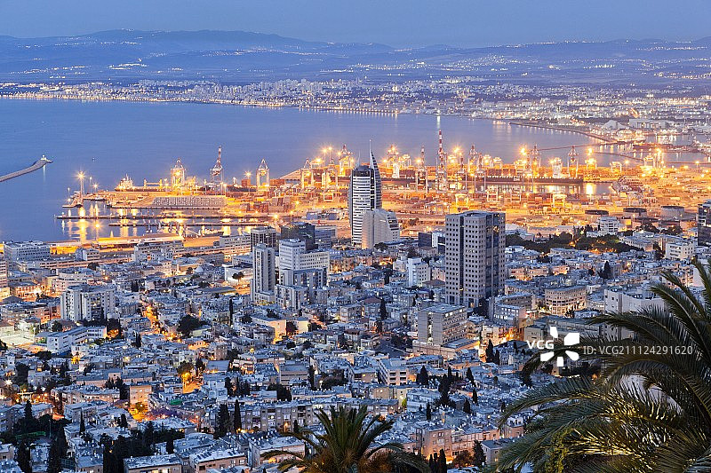 海法城市风光，以色列图片素材