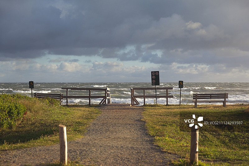 加拿大爱德华王子岛国家公园布拉克利-达尔维海滩图片素材