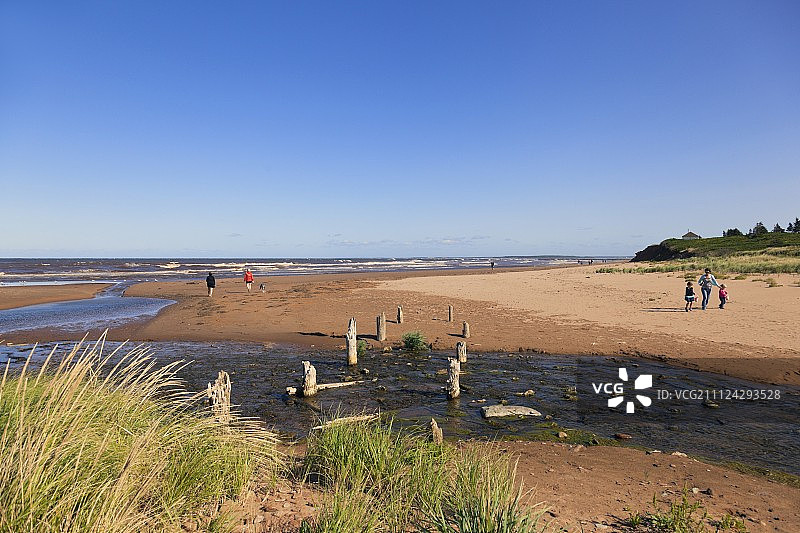 加拿大爱德华王子岛国家公园布拉克利-达尔维景色图片素材