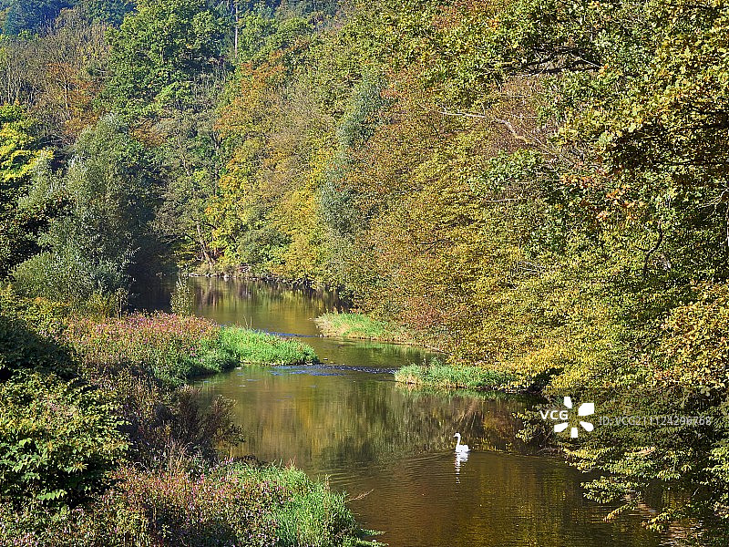 宁静的鲁尔区，北莱茵-威斯特法伦州图片素材