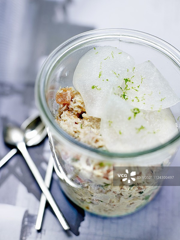 白萝卜蟹肉酱图片素材