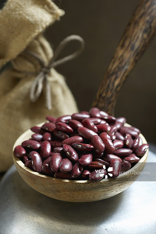 一勺红腰豆图片素材