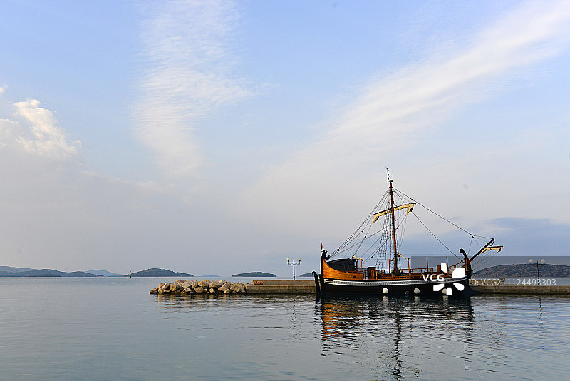 克罗地亚亚得里亚海边  图片素材