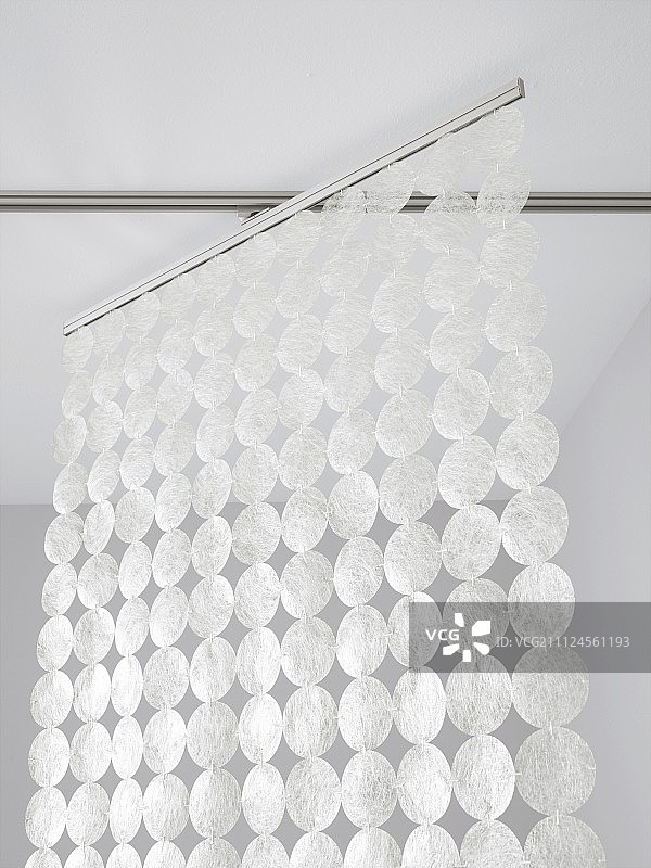 白色透明圆圈导轨系统屏幕图片素材