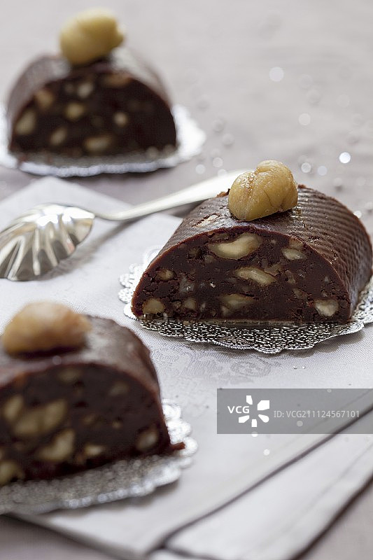 巧克力栗子酱图片素材