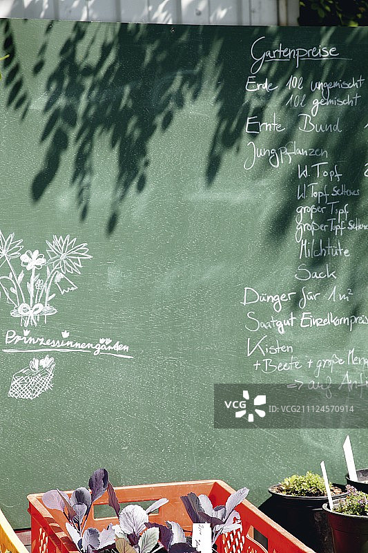 板上的价格图表图片素材