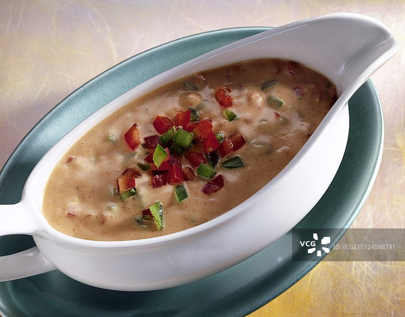 千岛酱汁的特写图片素材