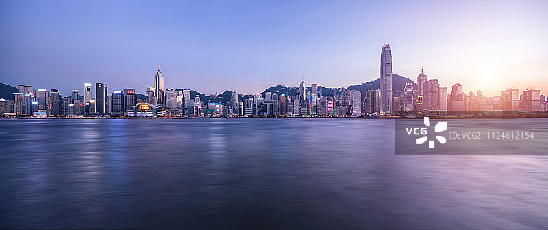 香港维多利亚港城市景观图片素材