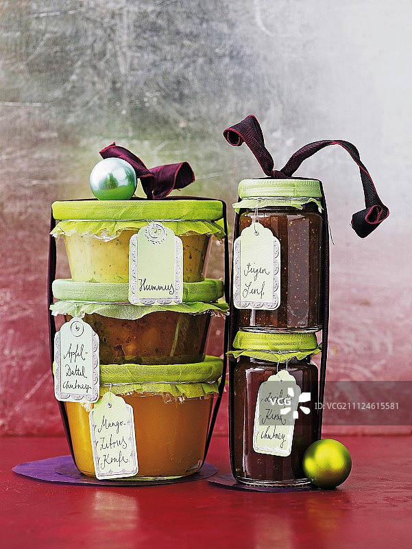 什锦果酱图片素材