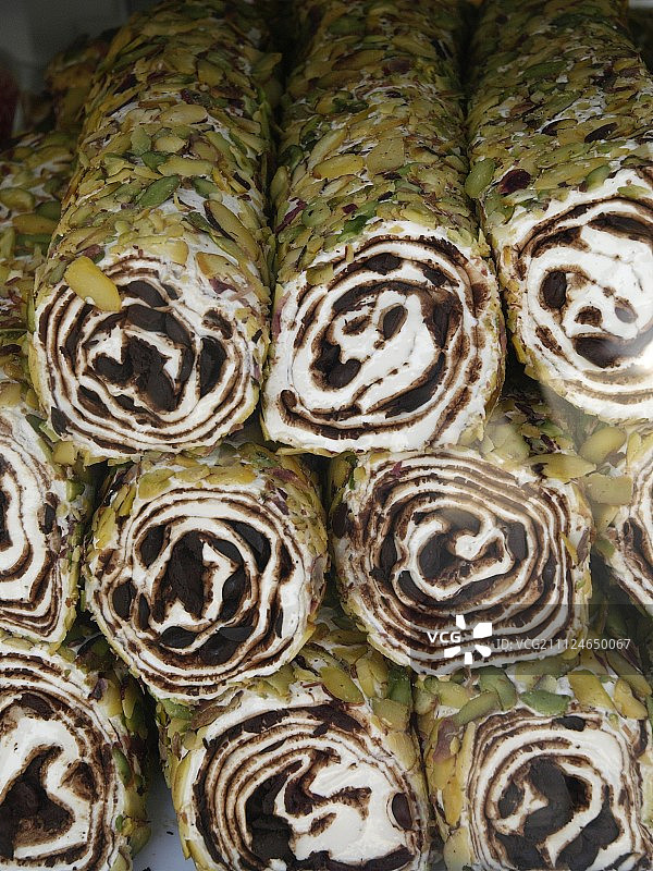 土耳其甜点特写图片素材