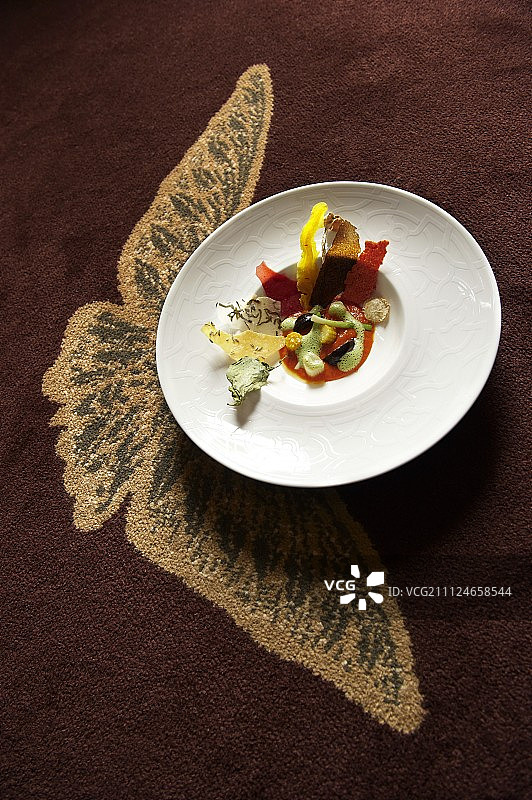 盘中的土豆蘑菇汤，苏格兰图片素材