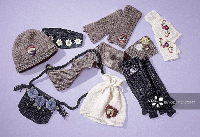 各种针织羊毛配饰图片素材