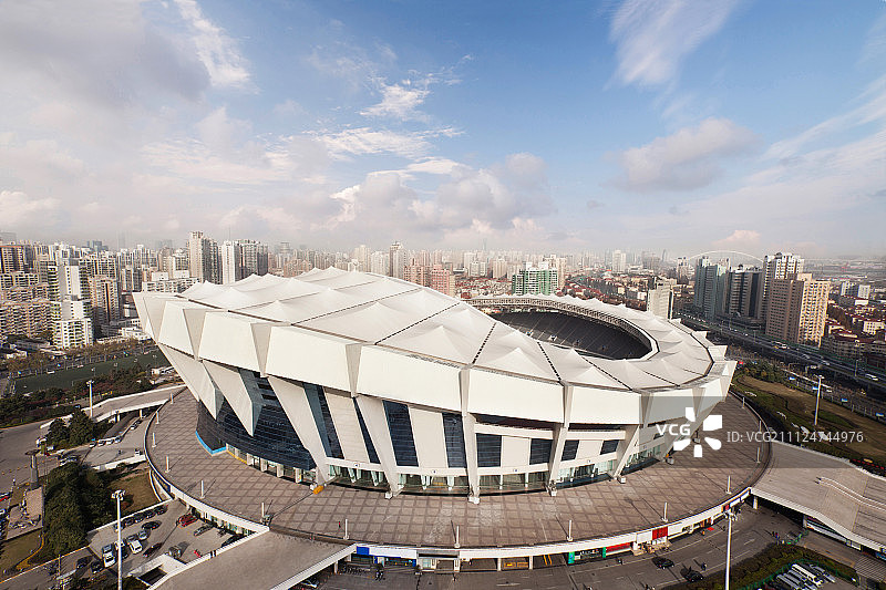 上海八万人体育馆，上海体育馆图片素材