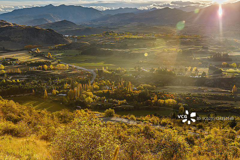 箭镇秋景图片素材