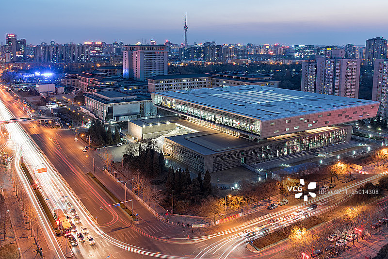 图书馆建筑外景图片素材