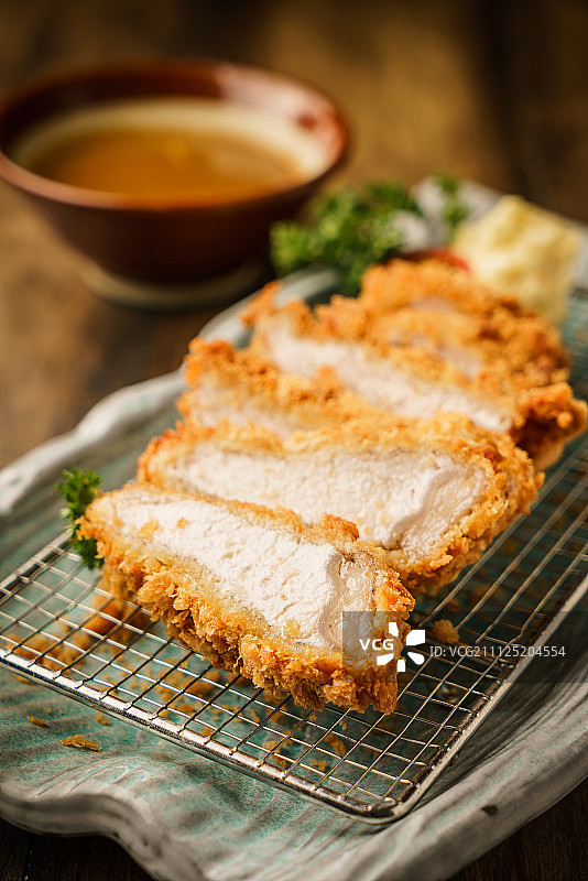 炸猪排图片素材