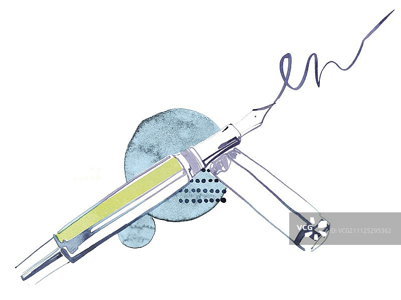象征写作的钢笔图片素材
