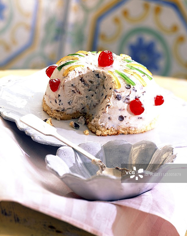 卡萨塔蛋糕图片素材