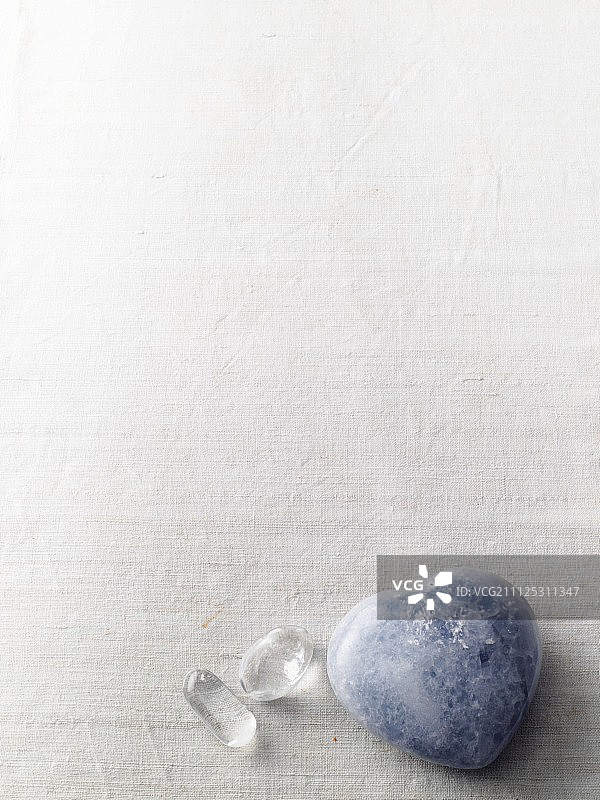 透明石英和玉髓图片素材