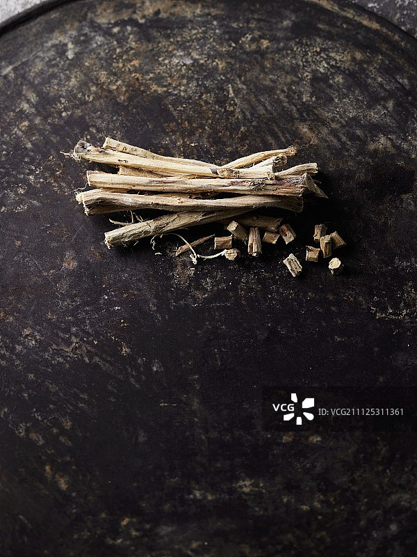 复古表面的甘草图片素材