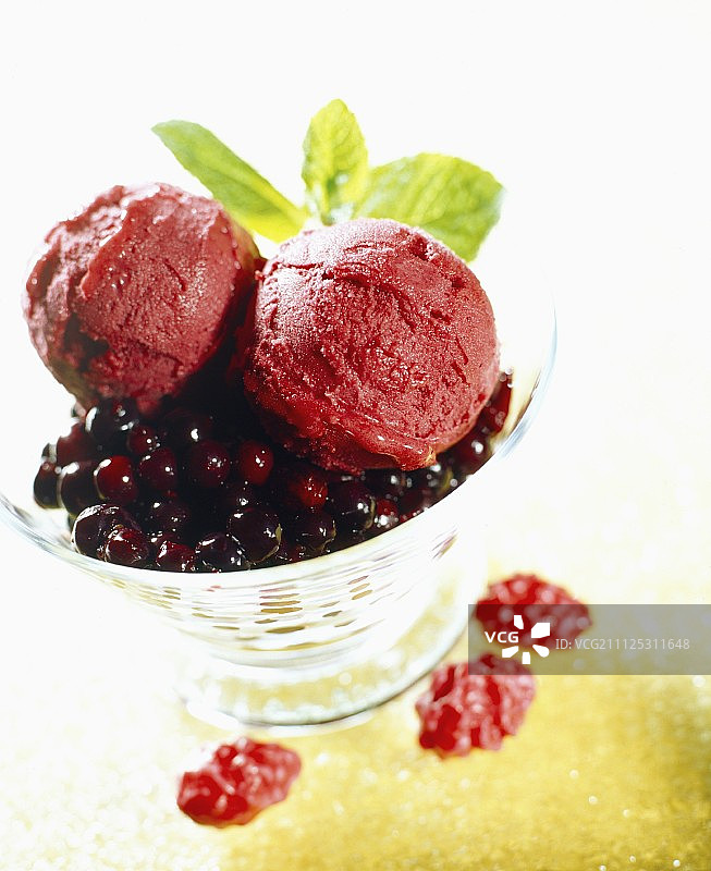 黑加仑冰沙图片素材