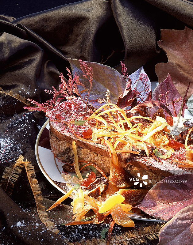 水果巧克力米布丁图片素材