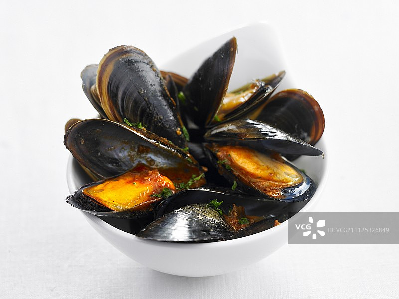 加泰罗尼亚风味贻贝图片素材