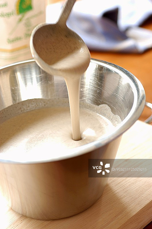 薄煎饼面糊图片素材