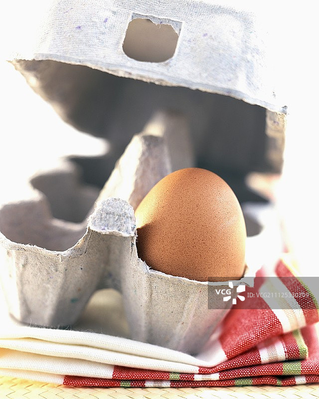 鸡蛋盒中的鸡蛋图片素材