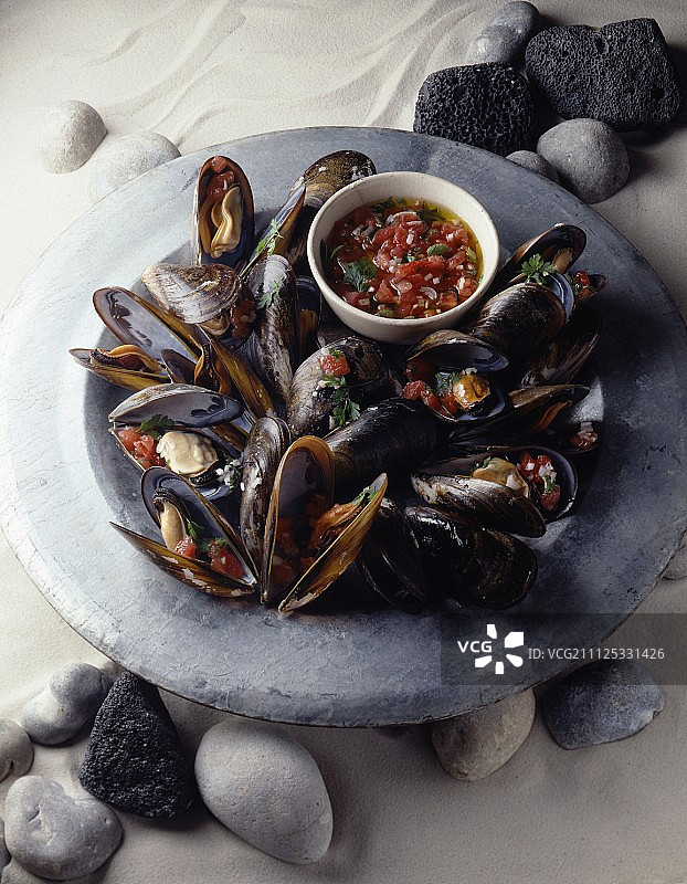 贻贝（海鲜和贝类）图片素材