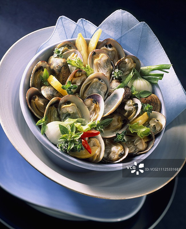 柠檬蜜饯蛤蜊炖图片素材