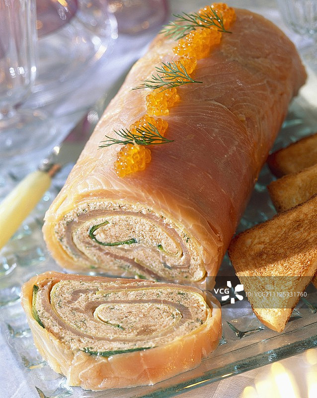 三文鱼卷图片素材