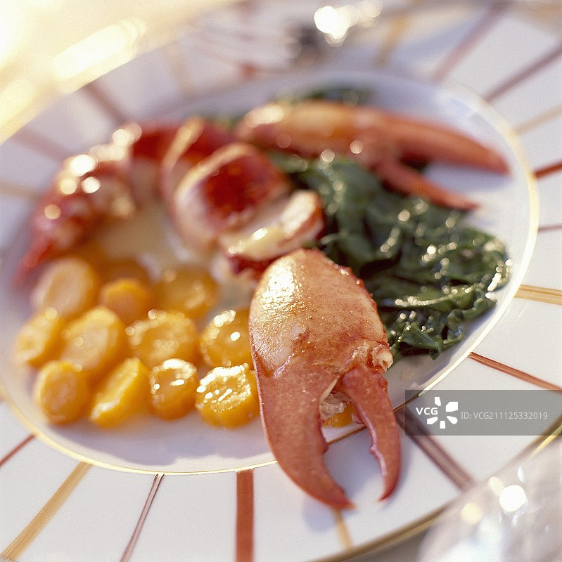 香草龙虾图片素材