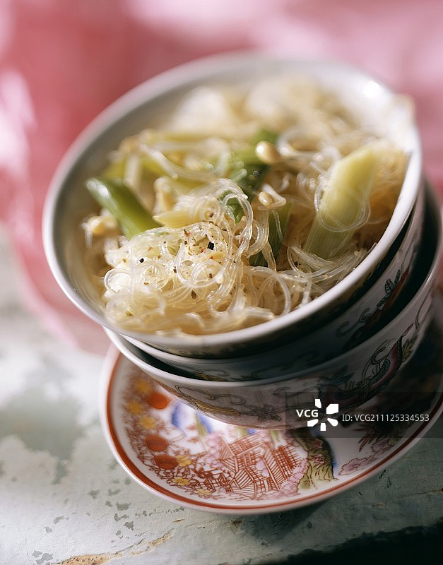 豆芽炒米粉图片素材