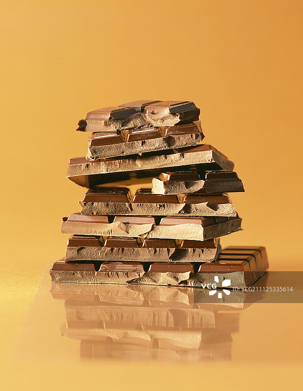 巧克力金字塔图片素材