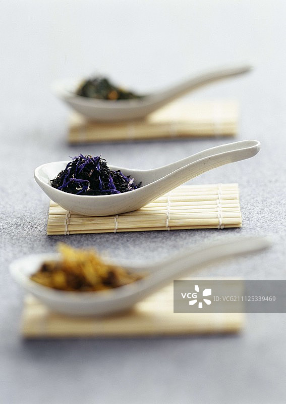 散装茶叶勺图片素材