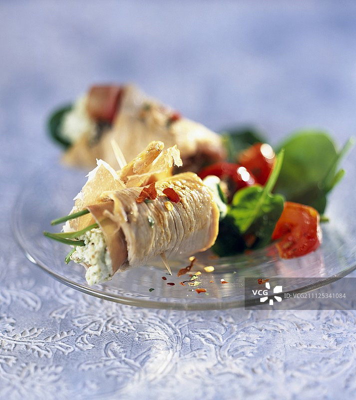 意大利乳清干酪盐渍火腿图片素材