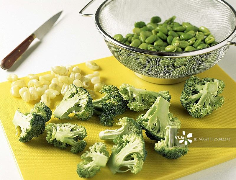 切西兰花图片素材