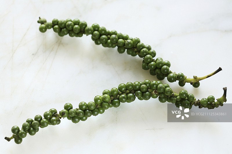 新鲜青胡椒的茎图片素材