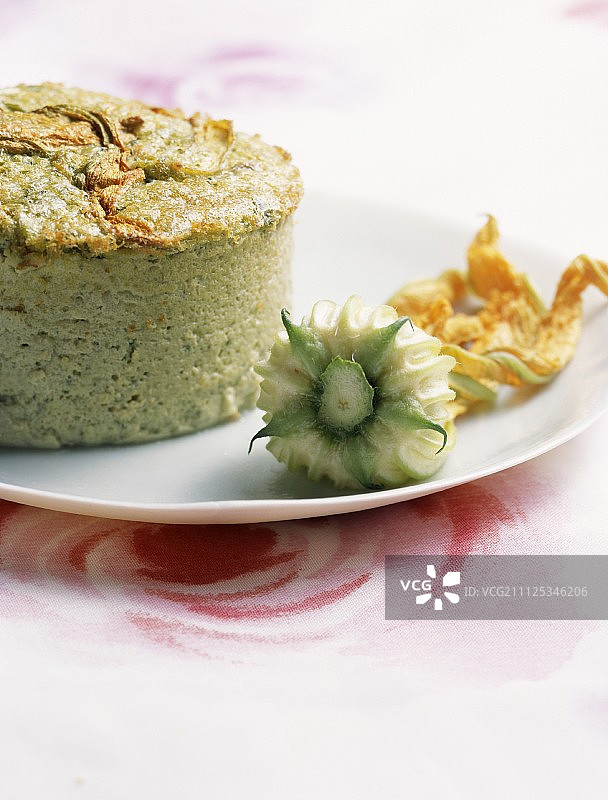 西葫芦花馅饼图片素材