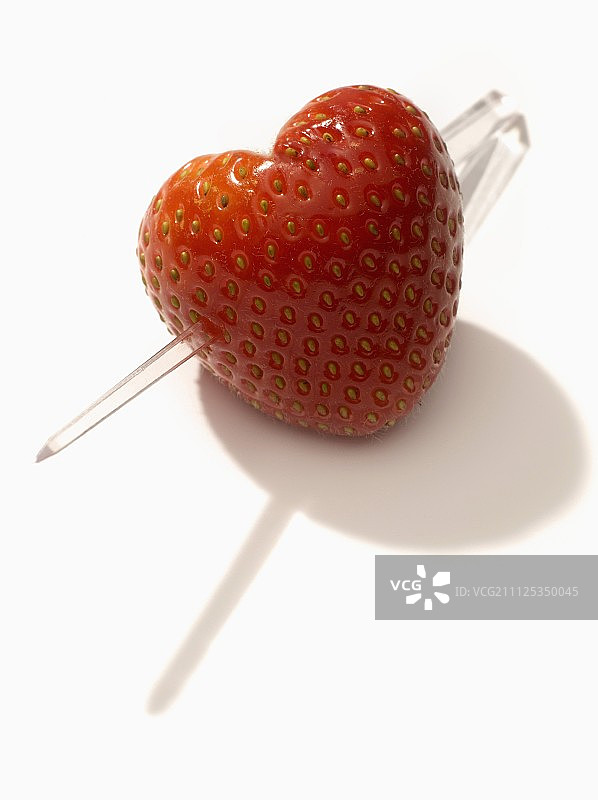 心形草莓图片素材