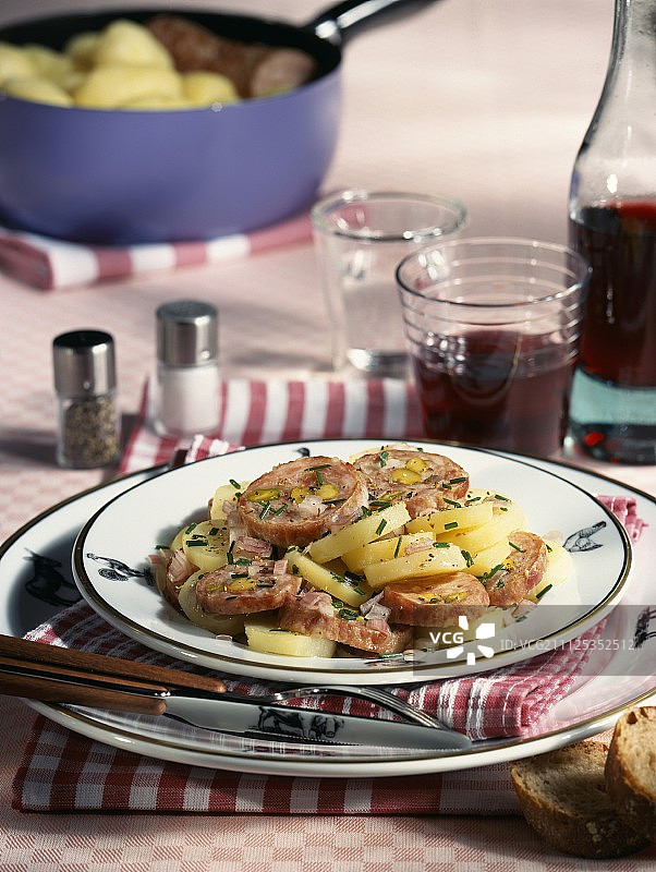 里昂热香肠图片素材