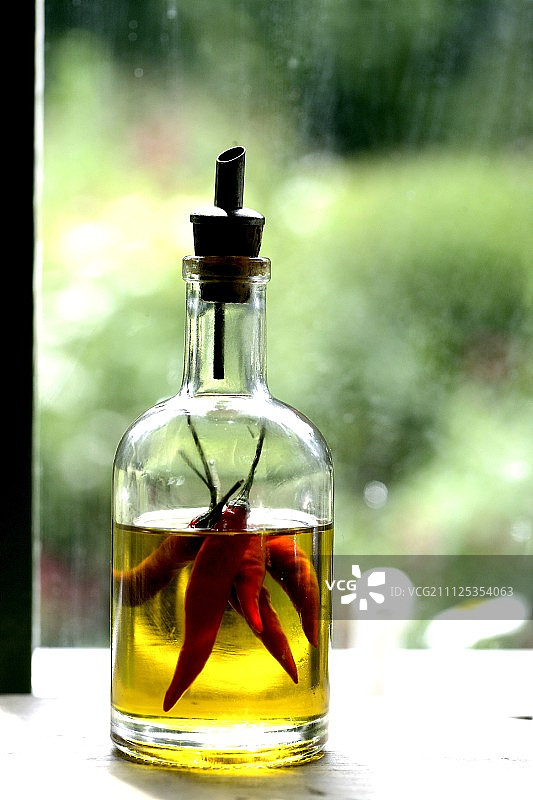 红辣椒橄榄油图片素材