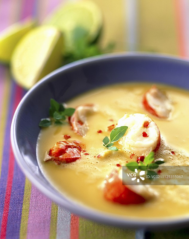 龙虾汤图片素材