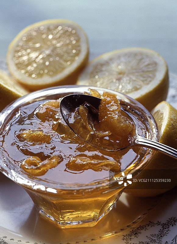 柠檬果冻酱图片素材